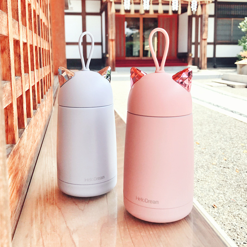 แก้วเก็บความร้อน-เย็น สแตนเลส 304 ความจุ 350ml