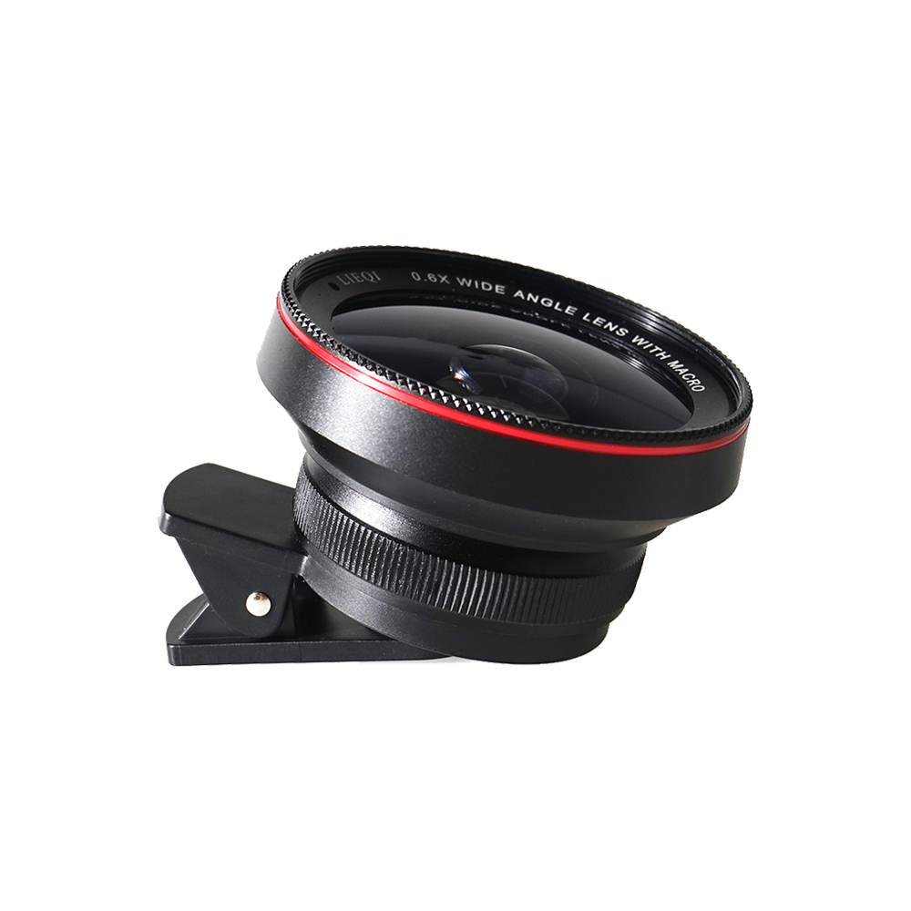 เลนส์เสริมมือถือ รุ่น HPLQ-025 คลิปเลนส์ 0.6X Wide-angle 15X Macro-lens