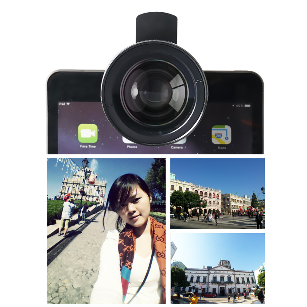 เลนส์เสริมมือถือ รุ่น HPLQ-027 คลิปเลนส์ 0.45X Wide-angle 10X Macro-lens