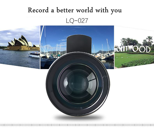 เลนส์เสริมมือถือ รุ่น HPLQ-027 คลิปเลนส์ 0.45X Wide-angle 10X Macro-lens