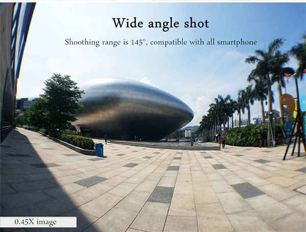 เลนส์เสริมมือถือ รุ่น HPLQ-027 คลิปเลนส์ 0.45X Wide-angle 10X Macro-lens