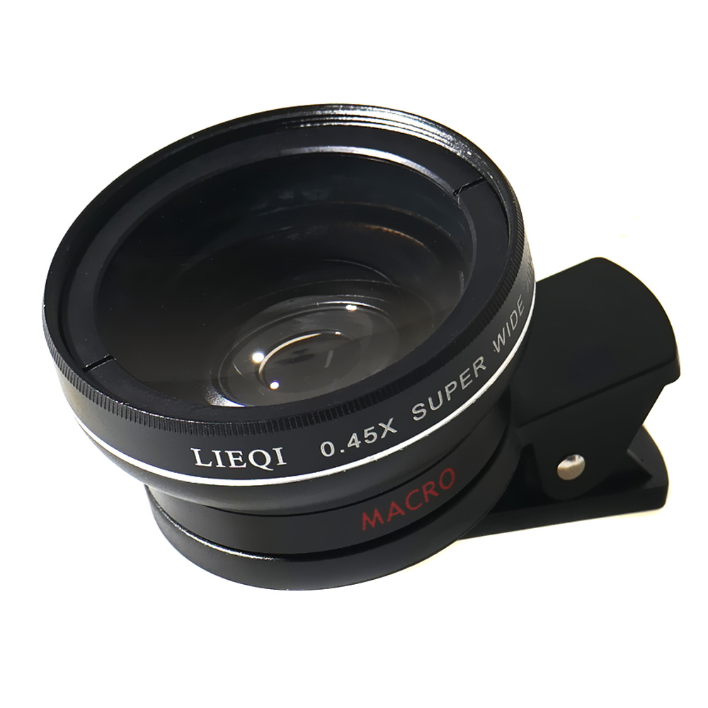 เลนส์เสริมมือถือ รุ่น HPLQ-027 คลิปเลนส์ 0.45X Wide-angle 10X Macro-lens