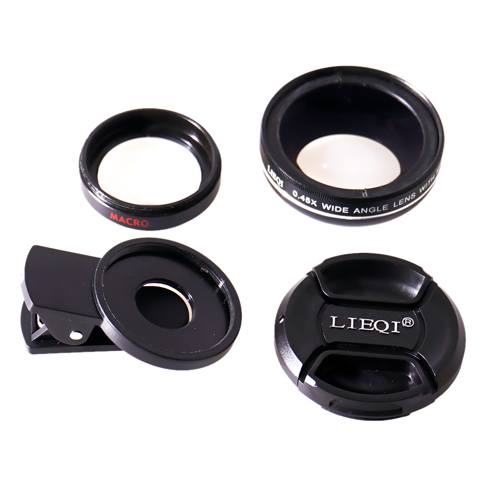 เลนส์เสริมมือถือ รุ่น HPLQ-027 คลิปเลนส์ 0.45X Wide-angle 10X Macro-lens