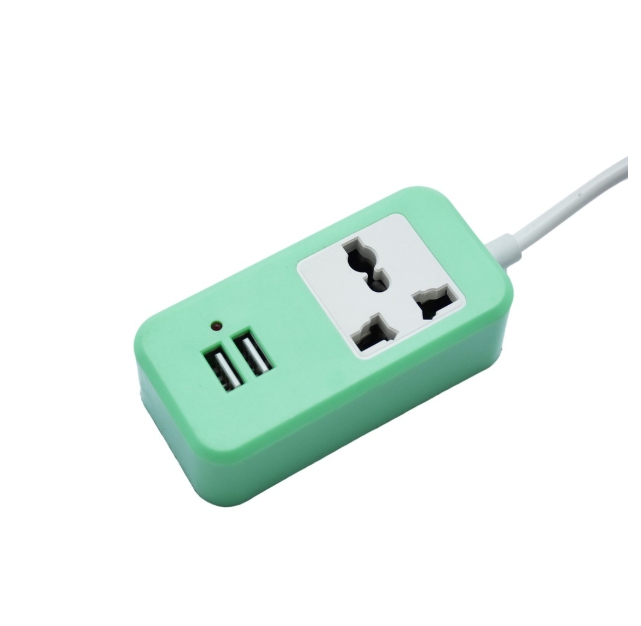 รับสกรีน ปลั๊กพ่วง 2usb 1ช่อง Sockt802 ปลั๊กไฟ 1 ตา รางปลั๊กไฟ usb smart socket รางปลั๊กไฟ ปลั๊กไฟ usb ปลั๊กพ่วง usb quick charge