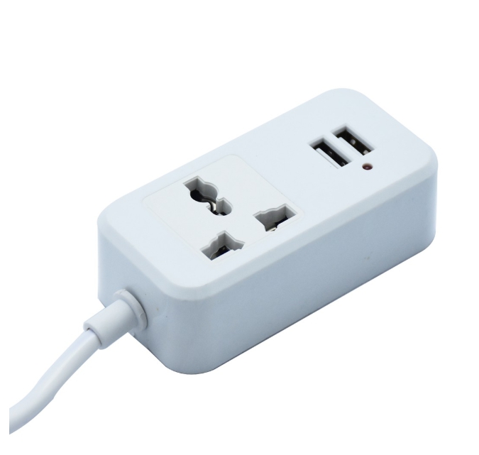 รับสกรีน ปลั๊กพ่วง 2usb 1ช่อง Sockt802 ปลั๊กไฟ 1 ตา รางปลั๊กไฟ usb smart socket รางปลั๊กไฟ ปลั๊กไฟ usb ปลั๊กพ่วง usb quick charge