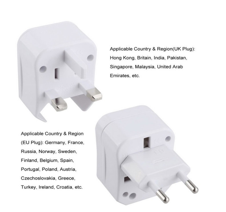 รับสกรีน หัวแปลงปลั๊กไฟ หัวแปลง ปลั๊กไฟ เอนกประสงค์ Universal Plug Travel Adapter ปลั๊กแปลงไฟ อุปกรณ์การเดินทางต่างประเทศ