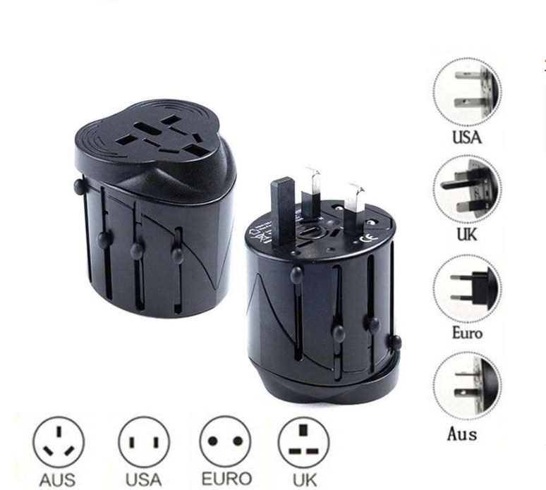 รับสกรีน ปลั๊ก Universal Adapter Plug หัวแปลงปลั๊กไฟ (สากลทั่วโลก)