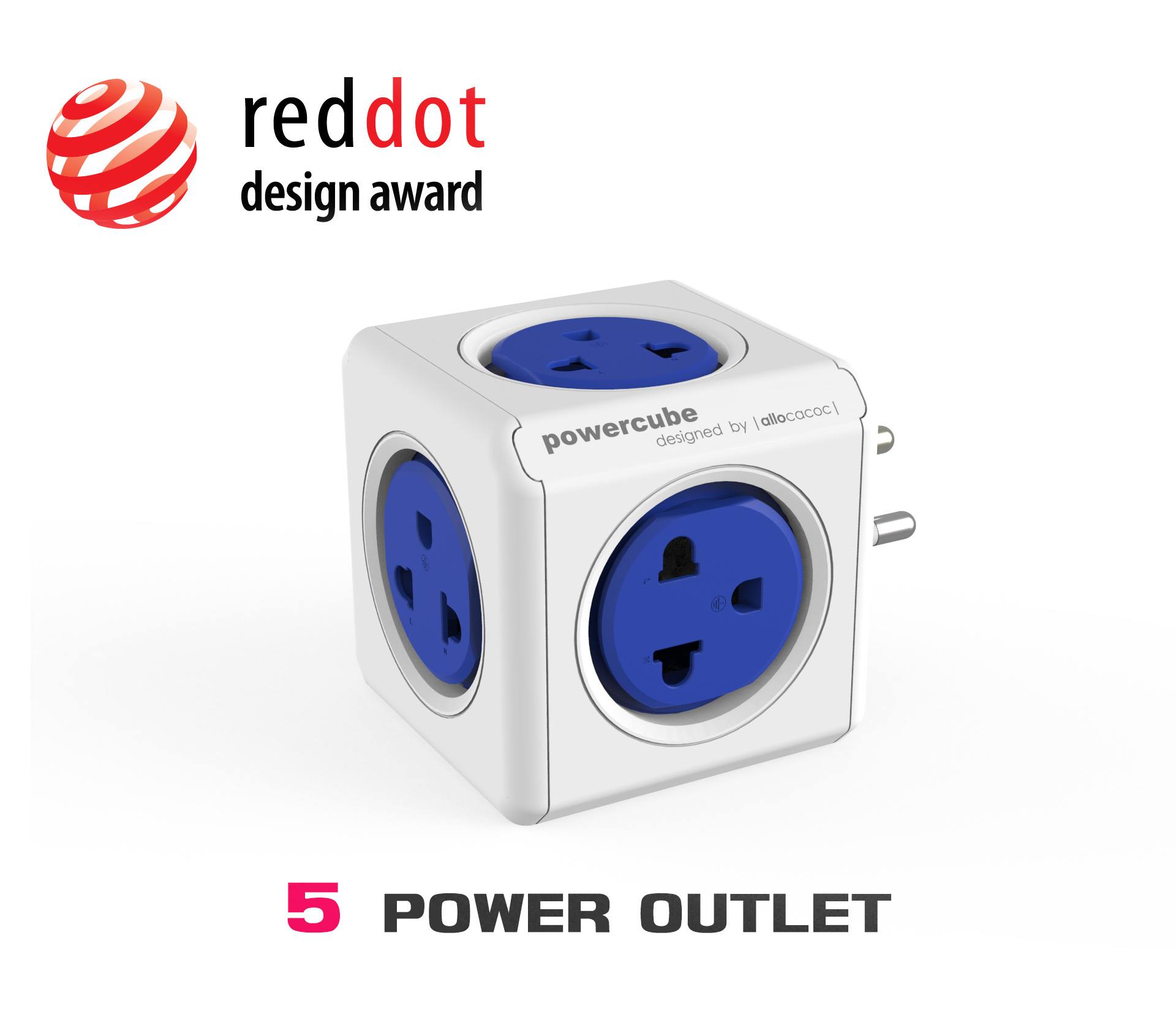 รับสกรีน PowerCube ปลั๊กลูกบาศก์ ปลั๊กพ่วงดีไซน์