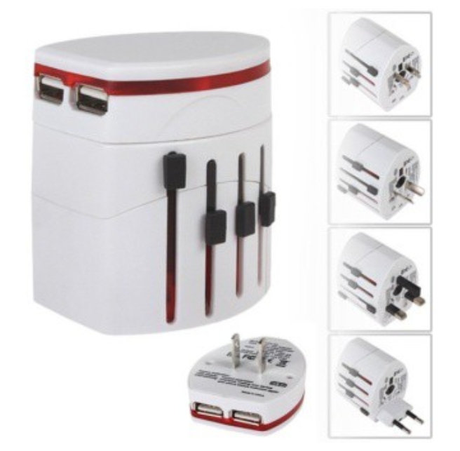 รับสกรีน ปลั๊ก Universal Adapter Plug หัวแปลงปลั๊กไฟ (สากลทั่วโลก)