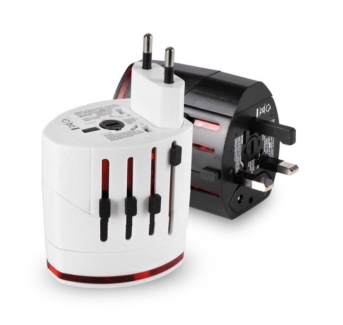 รับสกรีน ปลั๊ก Universal Adapter Plug หัวแปลงปลั๊กไฟ (สากลทั่วโลก)