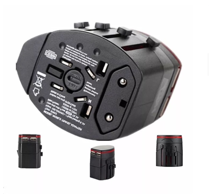 รับสกรีน ปลั๊ก Universal Adapter Plug หัวแปลงปลั๊กไฟ (สากลทั่วโลก)
