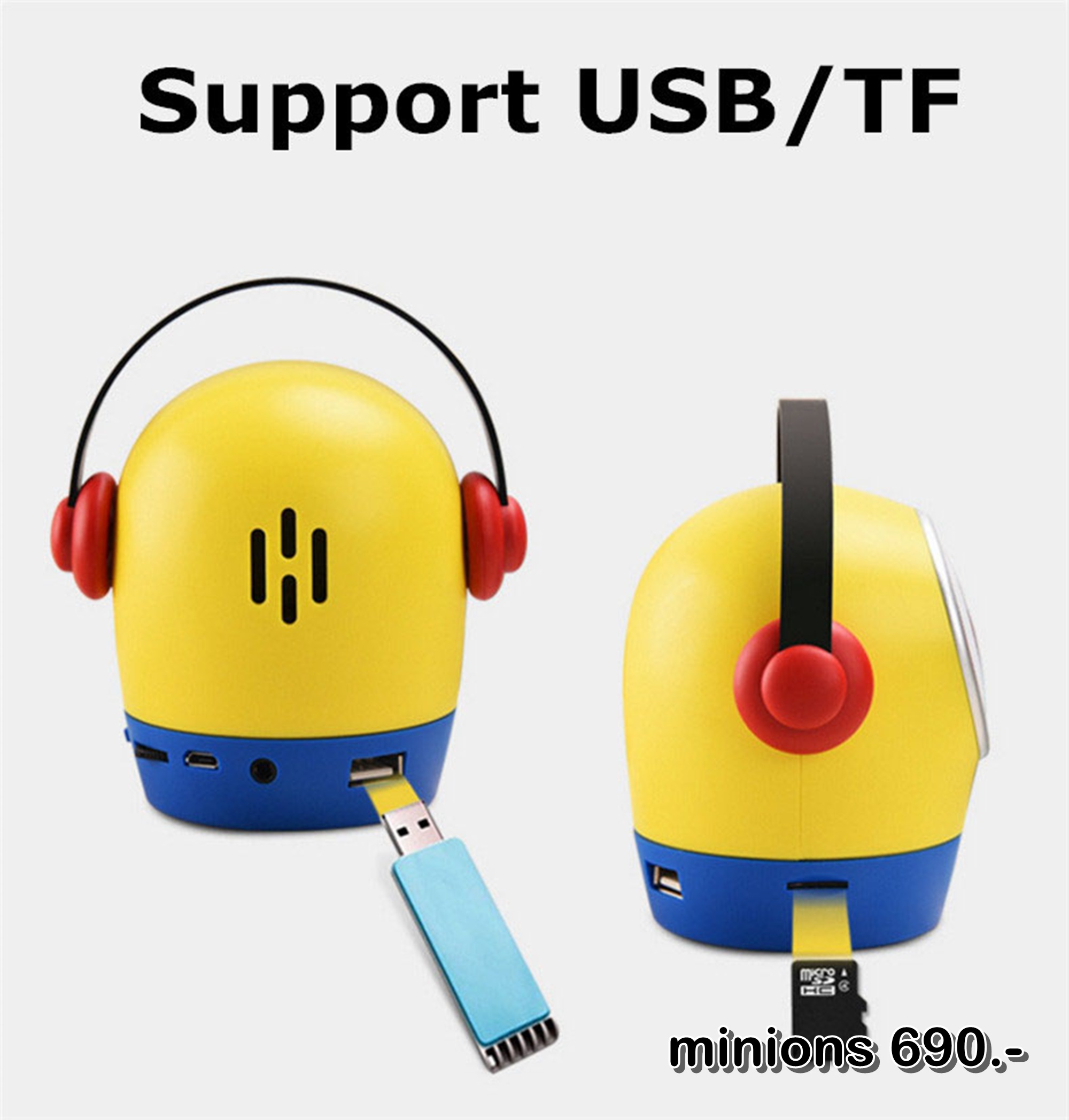ลำโพงบลูทูธ Wireless Speaker Bluetooth ไร้สาย มิลเนี่ยน มินิ สเตอริโอ ขนาดพกพา
