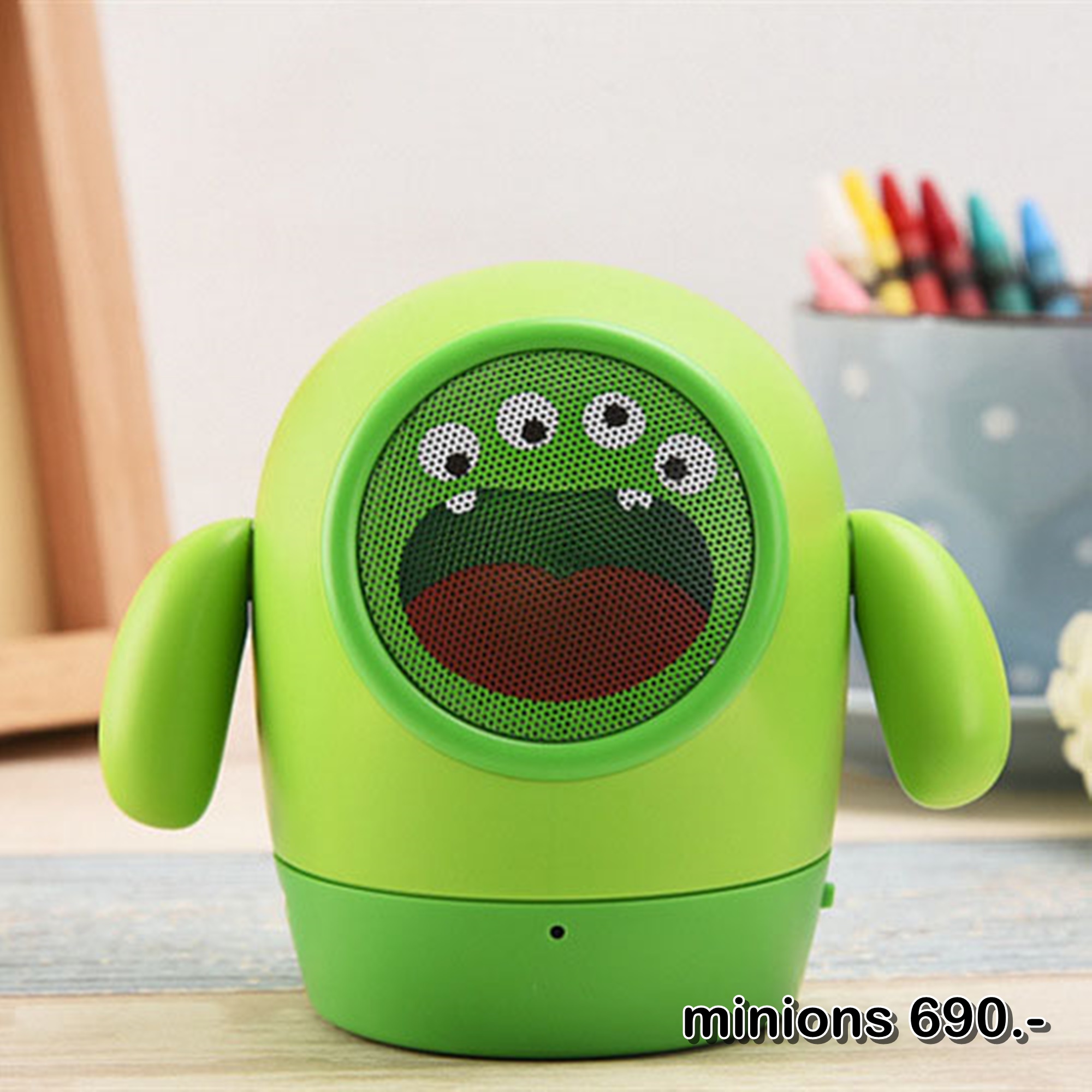 ลำโพงบลูทูธ Wireless Speaker Bluetooth ไร้สาย ถั่วเขียวมอนสเตอร์ มินิ สเตอริโอ ขนาดพกพา