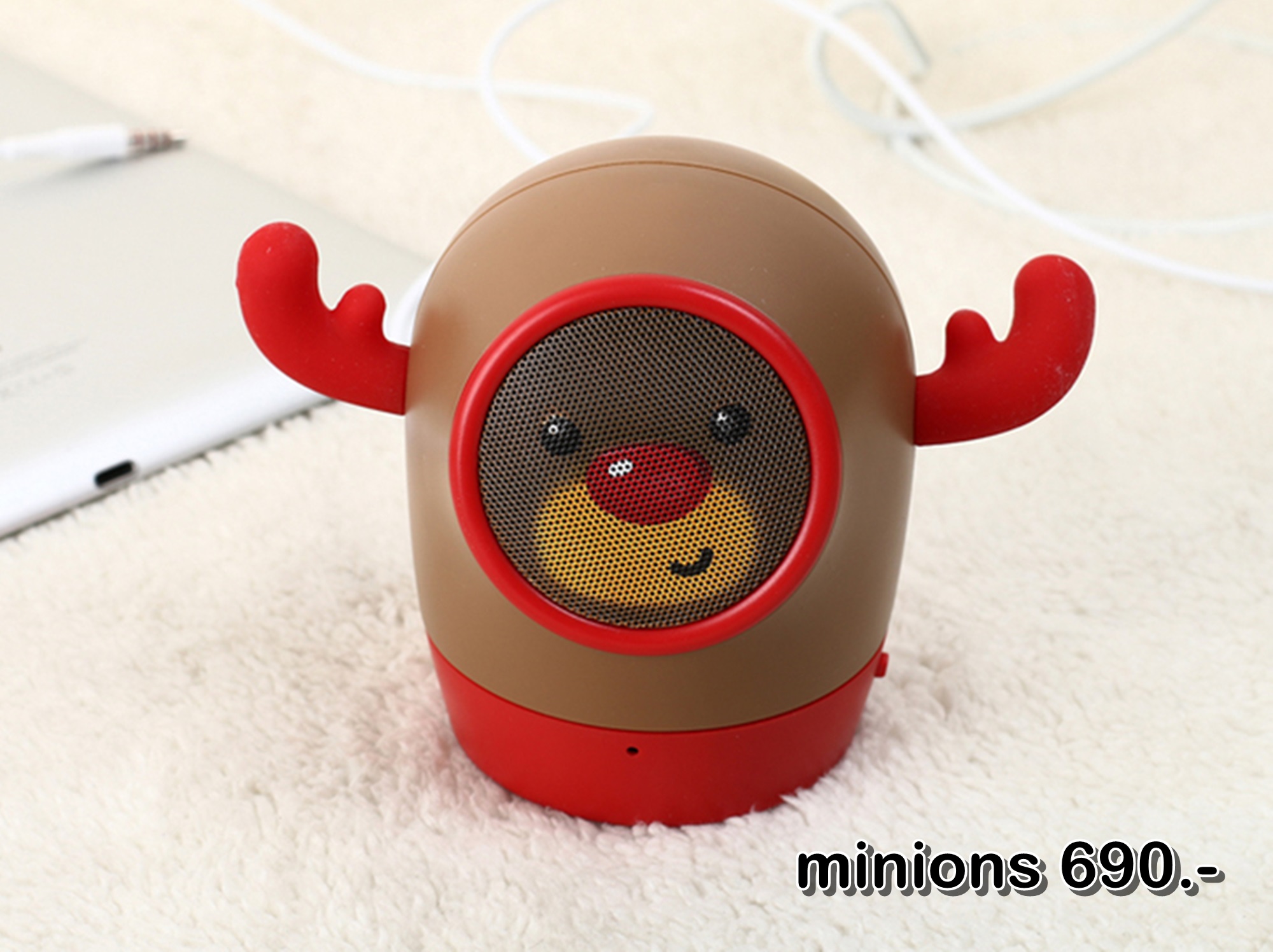 ลำโพงบลูทูธ Wireless Speaker Bluetooth ไร้สาย ถั่วเขียวมอนสเตอร์ มินิ สเตอริโอ ขนาดพกพา