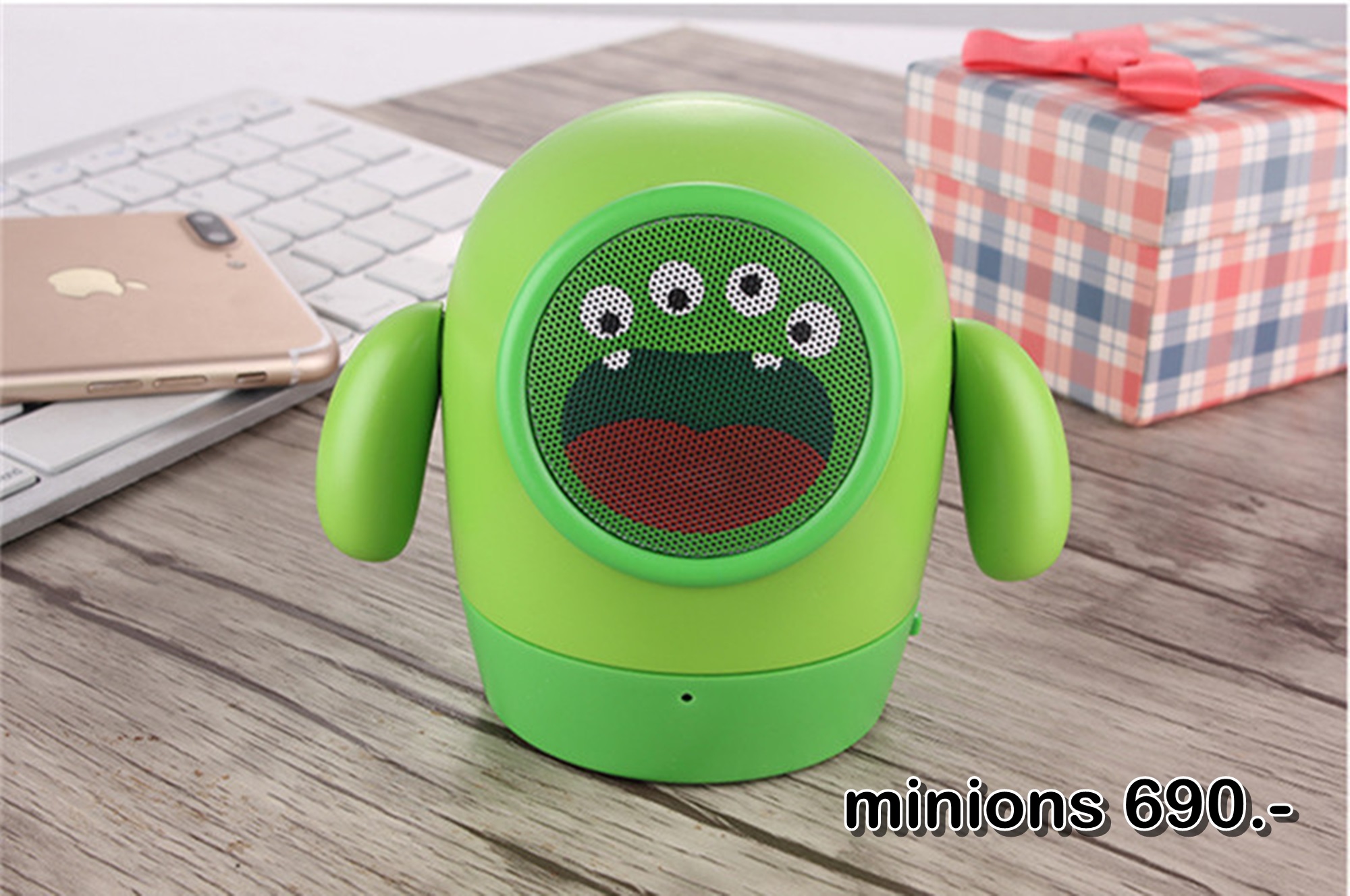 ลำโพงบลูทูธ Wireless Speaker Bluetooth ไร้สาย ถั่วเขียวมอนสเตอร์ มินิ สเตอริโอ ขนาดพกพา