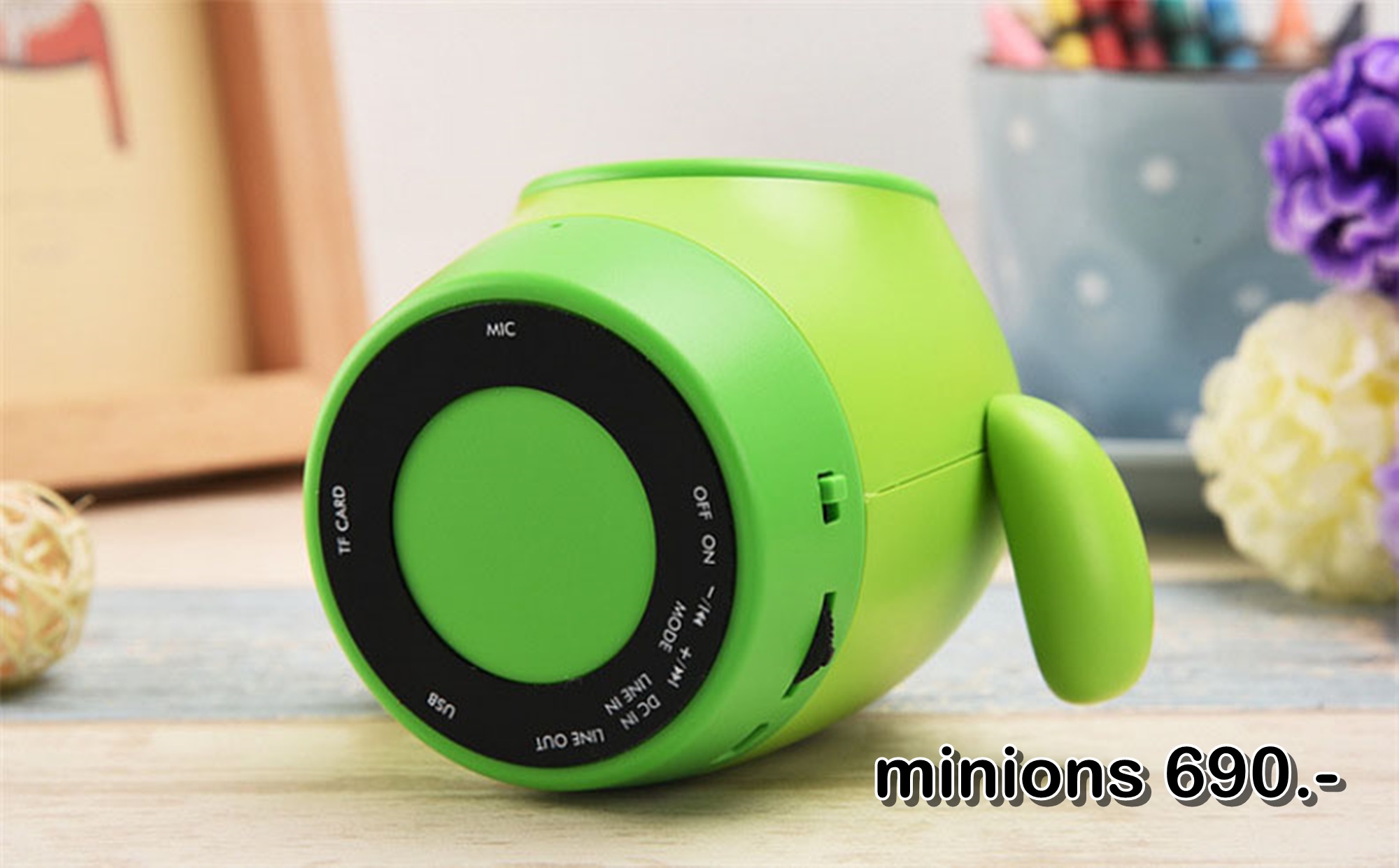 ลำโพงบลูทูธ Wireless Speaker Bluetooth ไร้สาย ถั่วเขียวมอนสเตอร์ มินิ สเตอริโอ ขนาดพกพา