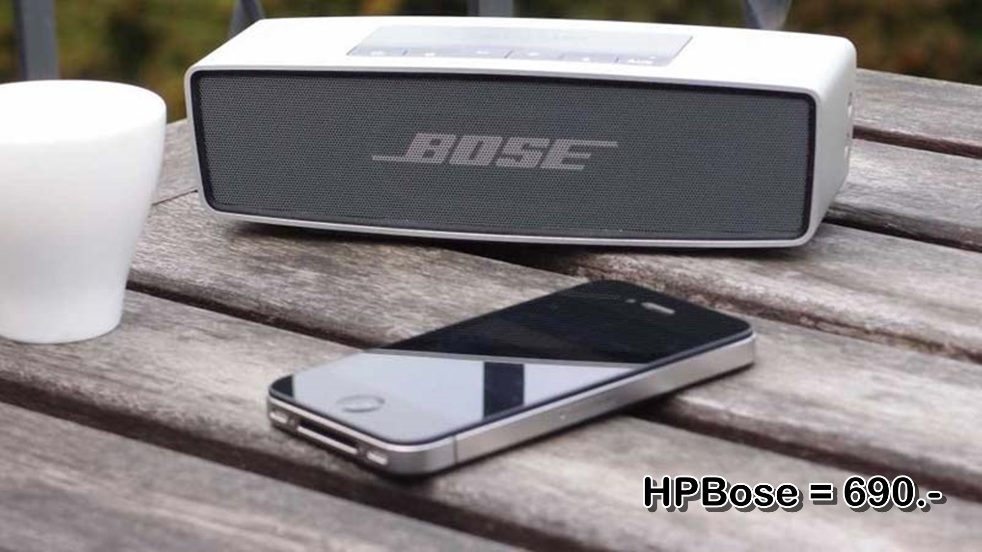 ลำโพงบลูทูธ Wireless Speaker Bluetooth ไร้สาย HPฺBose สเตอริโอ ขนาดพกพา