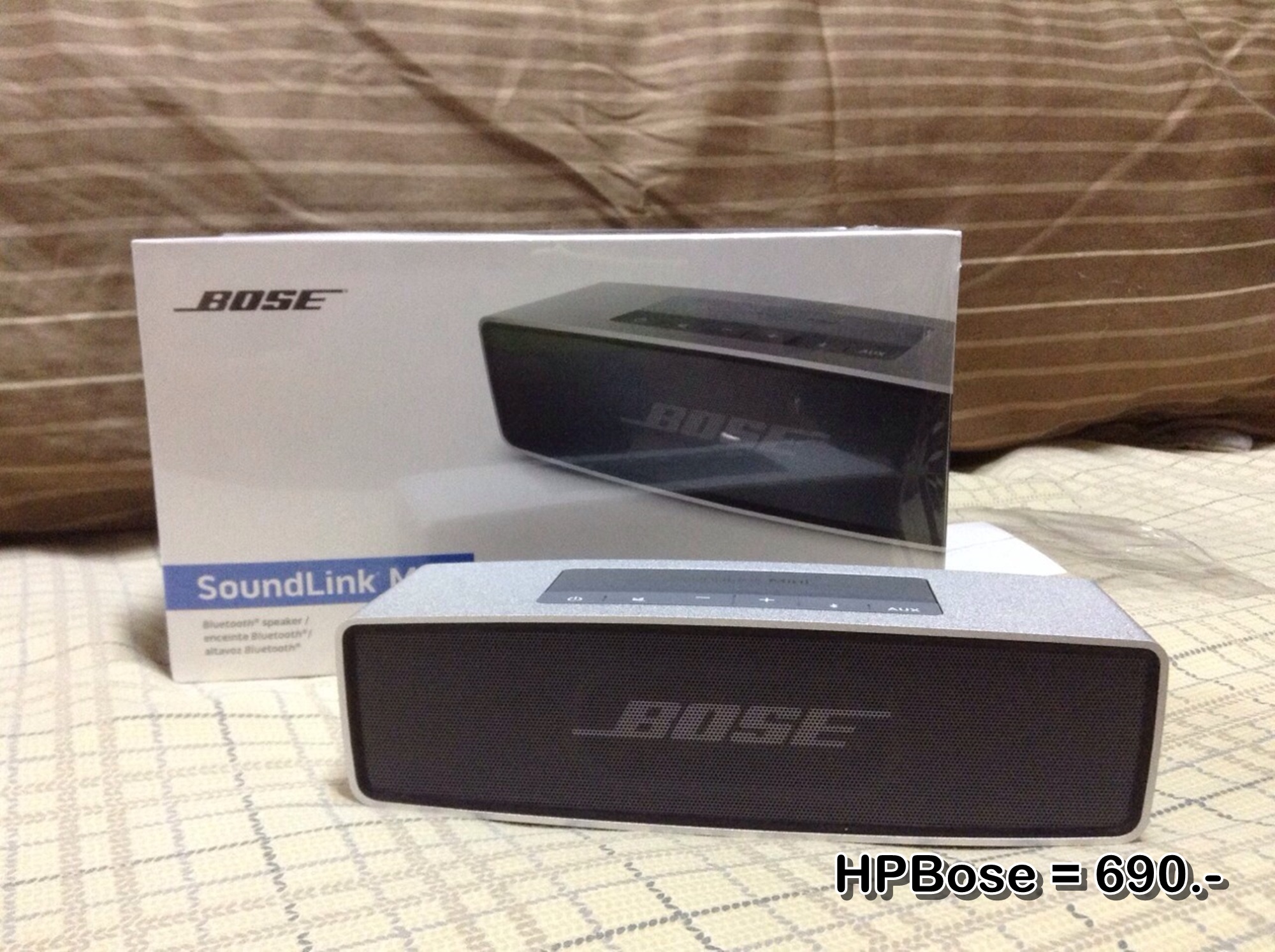 ลำโพงบลูทูธ Wireless Speaker Bluetooth ไร้สาย HPฺBose สเตอริโอ ขนาดพกพา