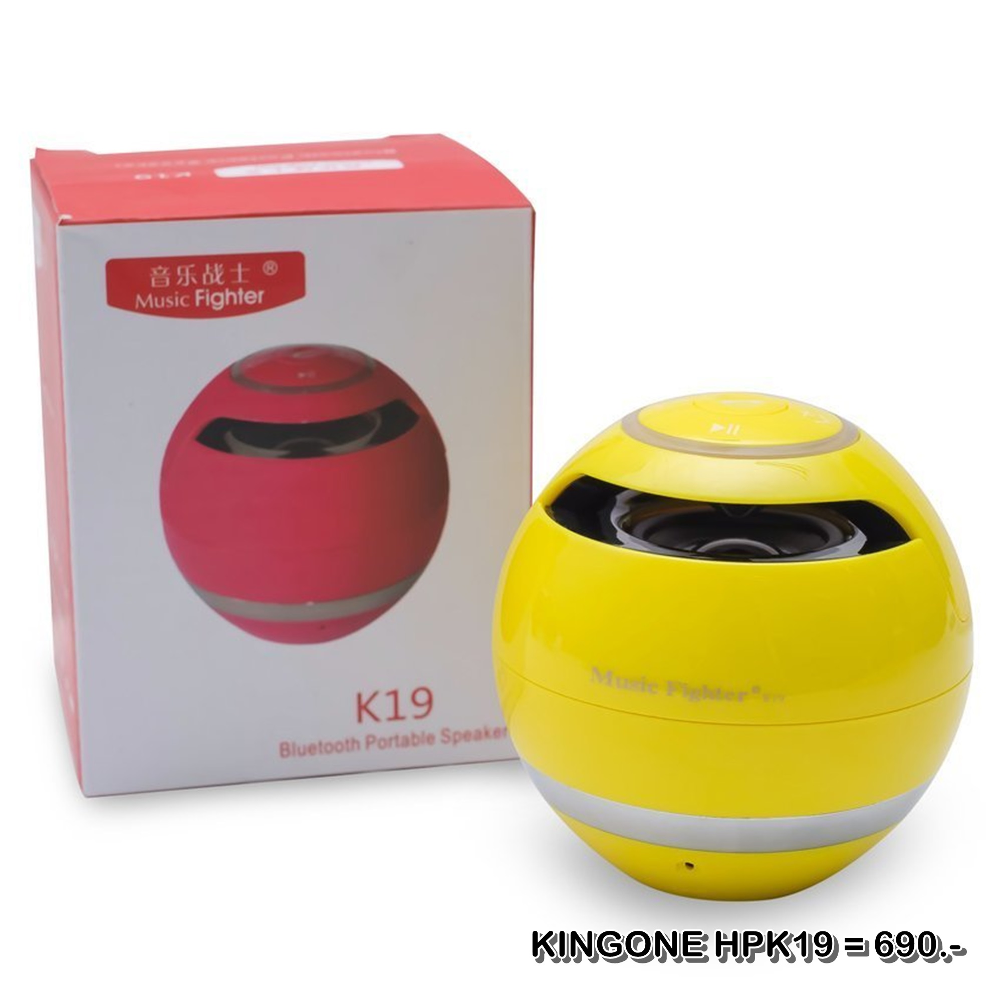 ลำโพงบลูทูธ Wireless Speaker Bluetooth ไร้สาย KINGONE HPK19 สเตอริโอ ขนาดพกพา