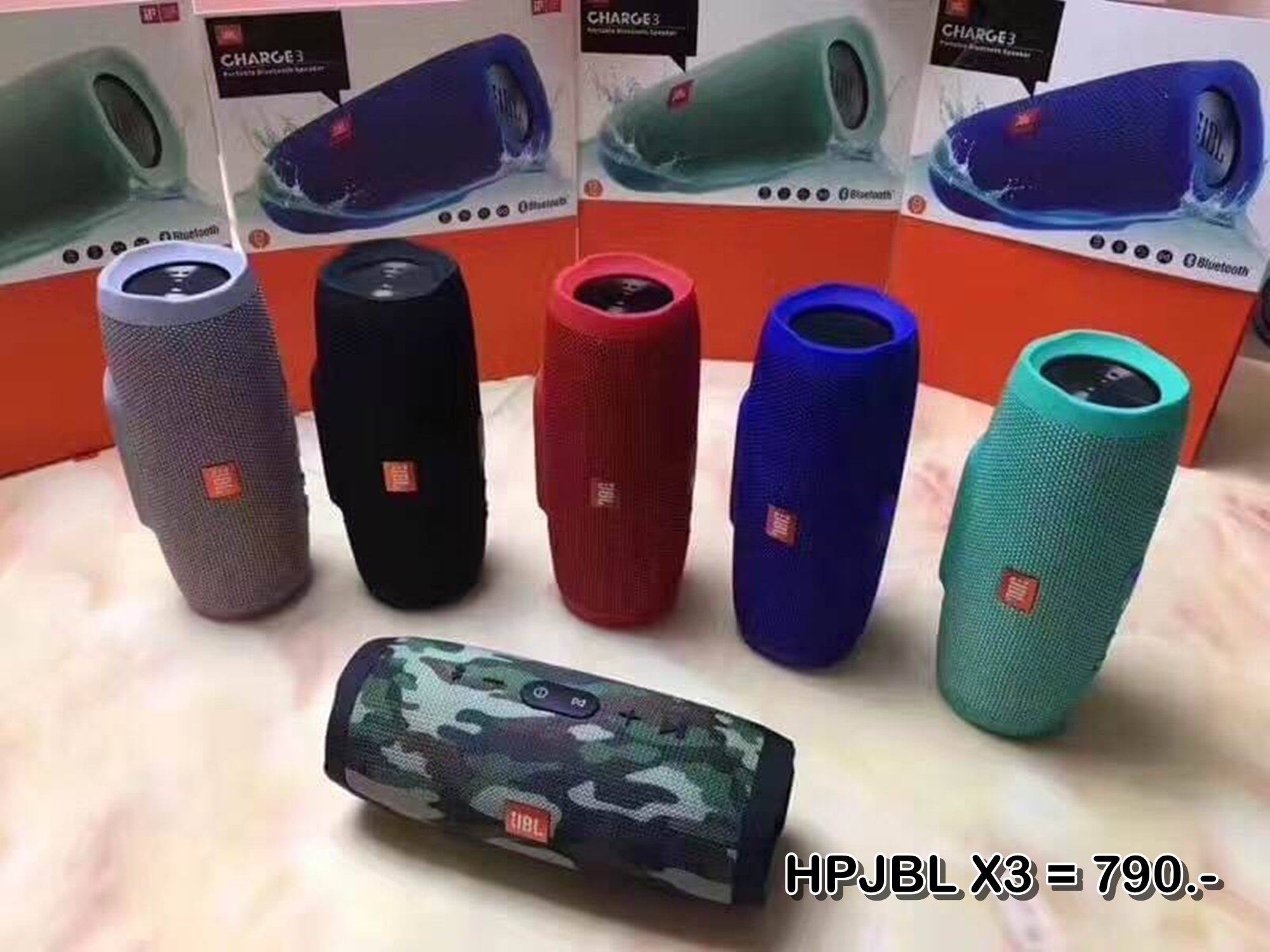 ลำโพงบลูทูธ Wireless Speaker Bluetooth ไร้สาย HPJBL X3 สเตอริโอ ขนาดพกพา