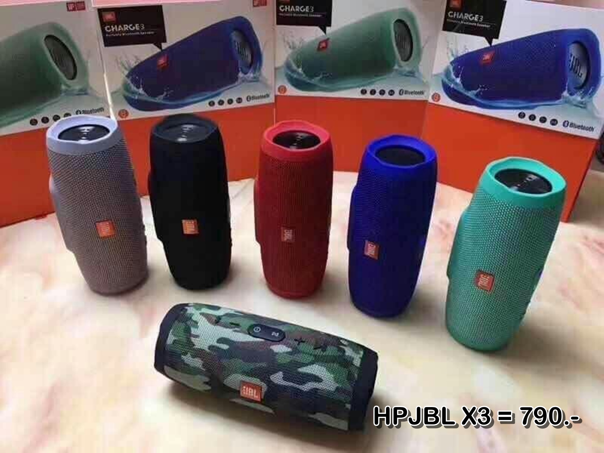 ลำโพงบลูทูธ Wireless Speaker Bluetooth ไร้สาย HPJBL X3 สเตอริโอ ขนาดพกพา