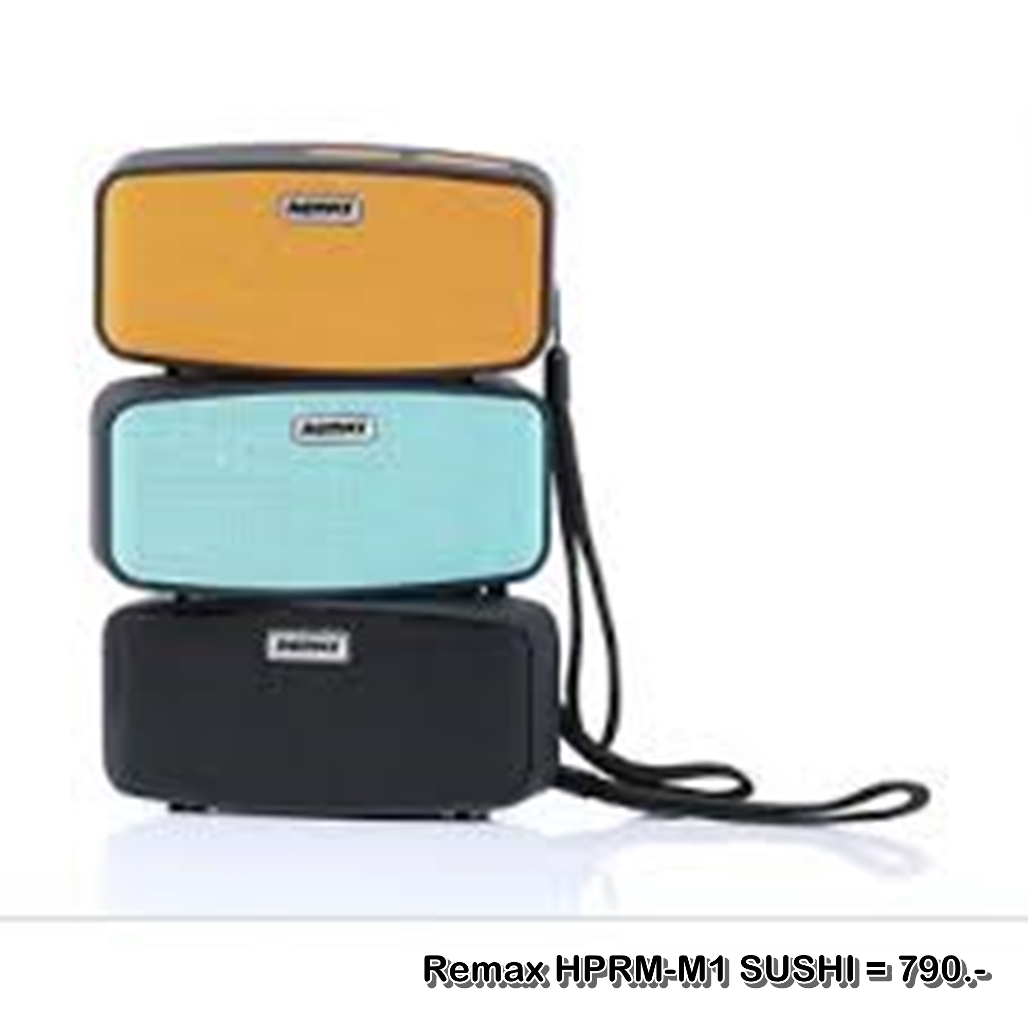 ลำโพงบลูทูธ Wireless Speaker Bluetooth ไร้สาย Remax HPRM-M1 SUSHI สเตอริโอ ขนาดพกพา