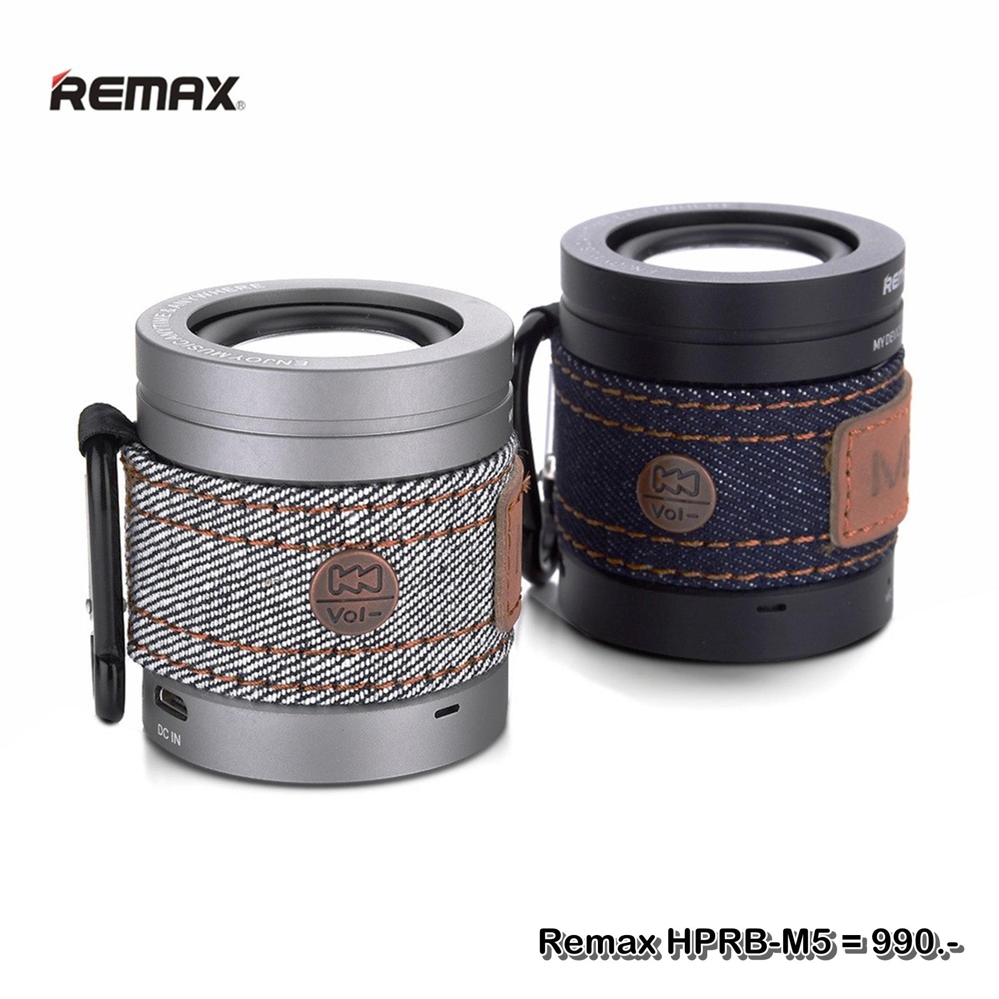 ลำโพงบลูทูธ Wireless Speaker Bluetooth ไร้สาย Remax HPRB-M5 สเตอริโอ ขนาดพกพา