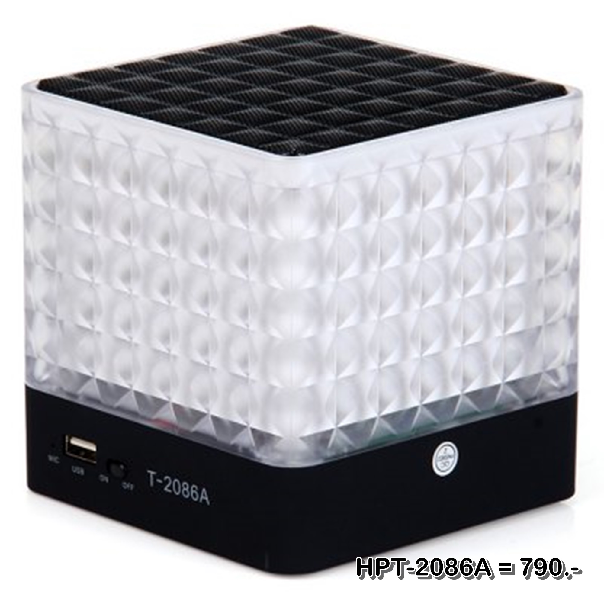ลำโพงบลูทูธ Wireless Speaker Bluetooth ไร้สาย ลำโพงไฟเธค ลำโพงบลูทูธ HPT-208 สเตอริโอ ขนาดพกพา