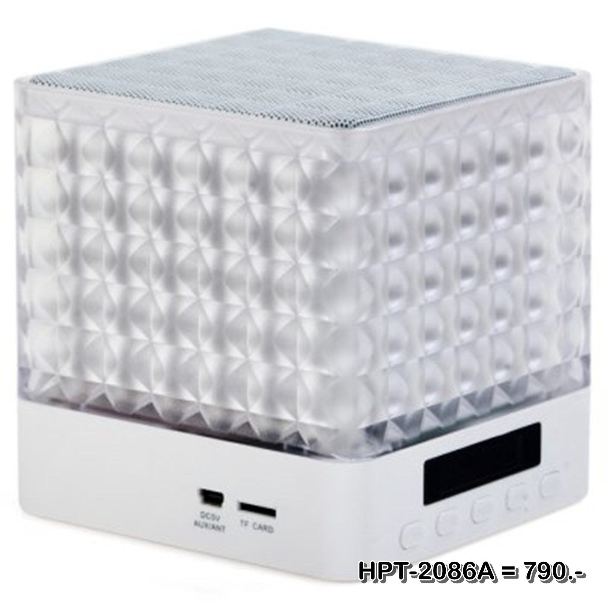 ลำโพงบลูทูธ Wireless Speaker Bluetooth ไร้สาย ลำโพงไฟเธค ลำโพงบลูทูธ HPT-208 สเตอริโอ ขนาดพกพา