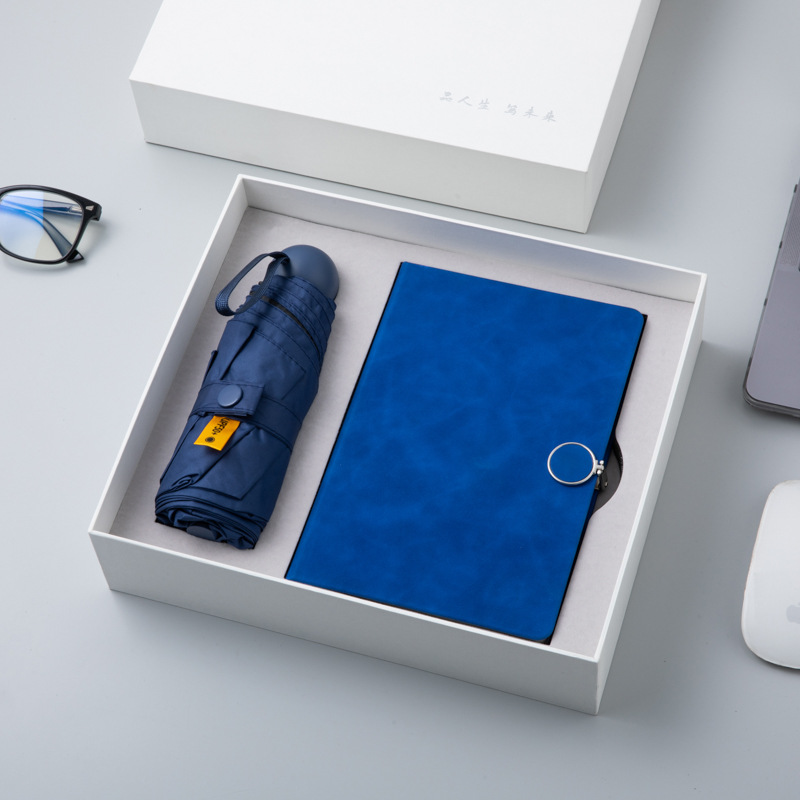 ชุดของขวัญ ของแจกบริษัท ชุดเซ็ทรับไหว้ ชุดเช็ทสมุด+ร่ม รวมกล่องgiftset