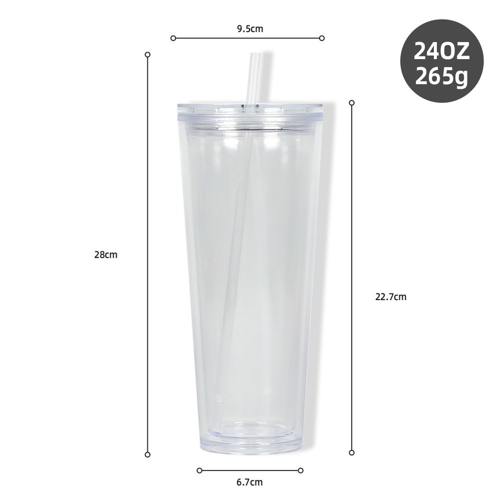 แก้วพลาสติกใส2ชั้น 34oz แก้วน้ำใส สกรีนโลโก้ แก้วน้ำพลาสติกหนา แก้วเก็บความเย็น กระบอกน้ำ แก้วน้ำ แก้วน้ำแบบใส ทรงคริสตัล