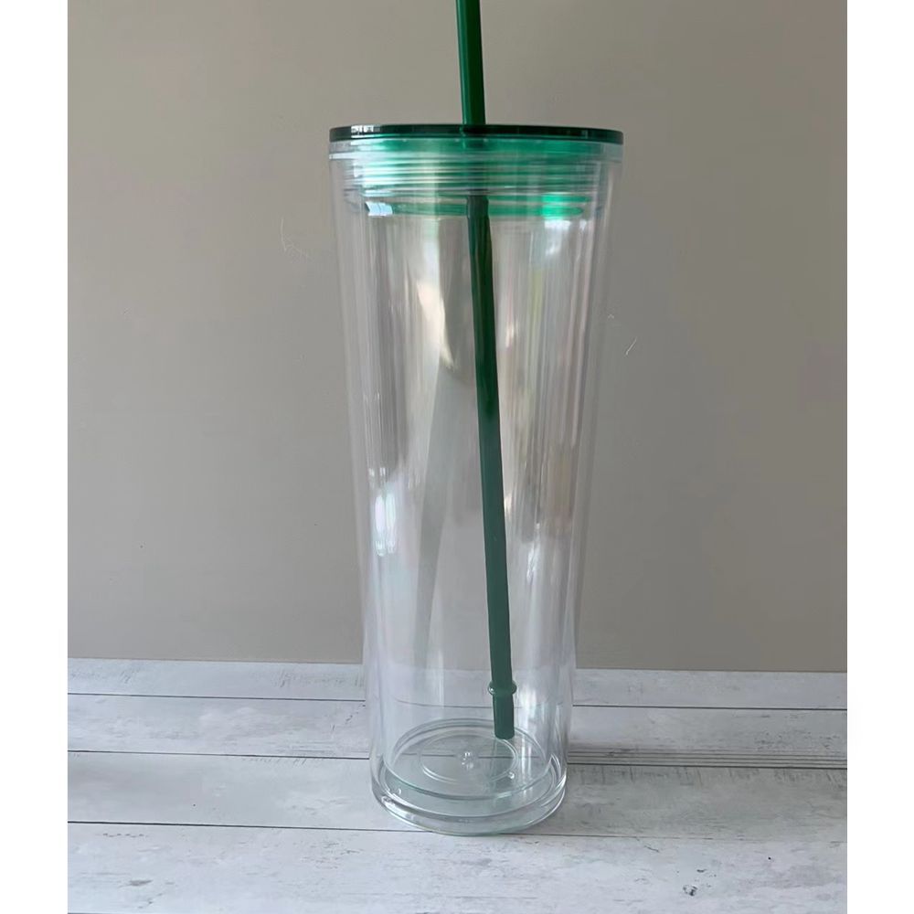 แก้วพลาสติกใส2ชั้น 34oz แก้วน้ำใส สกรีนโลโก้ แก้วน้ำพลาสติกหนา แก้วเก็บความเย็น กระบอกน้ำ แก้วน้ำ แก้วน้ำแบบใส ทรงคริสตัล