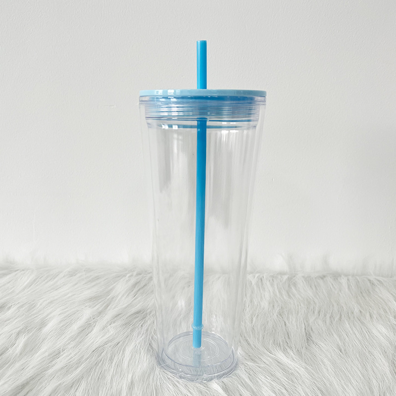 แก้วพลาสติกใส2ชั้น 34oz แก้วน้ำใส สกรีนโลโก้ แก้วน้ำพลาสติกหนา แก้วเก็บความเย็น กระบอกน้ำ แก้วน้ำ แก้วน้ำแบบใส ทรงคริสตัล