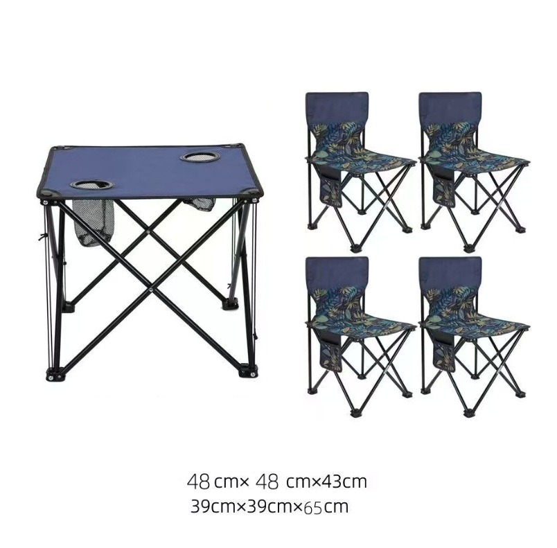 ชุดเก้าอี้ Camping สนามเดินป่า เก้าอี้สนาม ปรับเอนหลังได้ 3 ระดับ