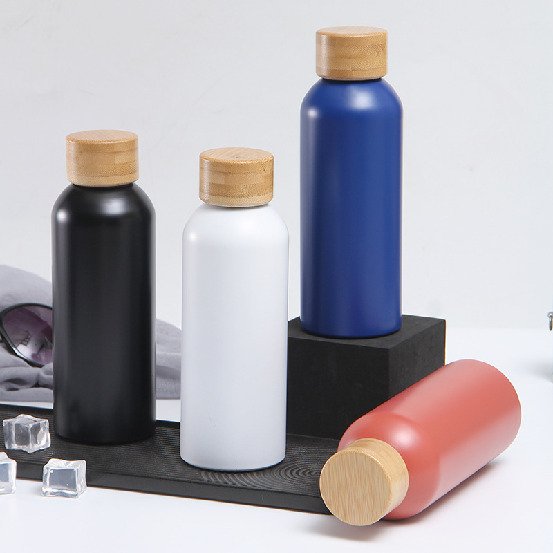 กระบอกน้ำมินิมอล สีพาสเทล แก้วเก็บความร้อน-เย็น สแตนเลส 304 ความจุ 500ml-520ml