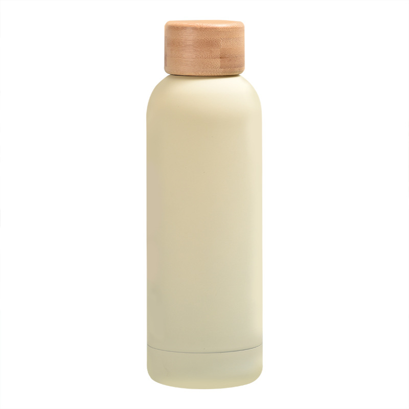 กระบอกน้ำมินิมอล สีพาสเทล แก้วเก็บความร้อน-เย็น สแตนเลส 304 ความจุ 500ml-520ml