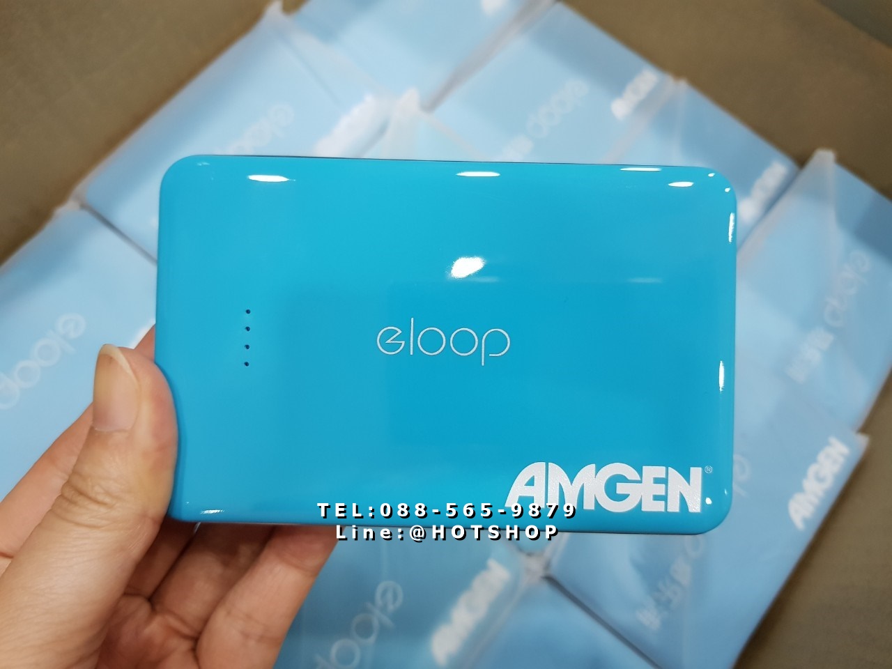 รับสกรีน powerbank แบตสำรอง รุ่น eloop e9 10000mah