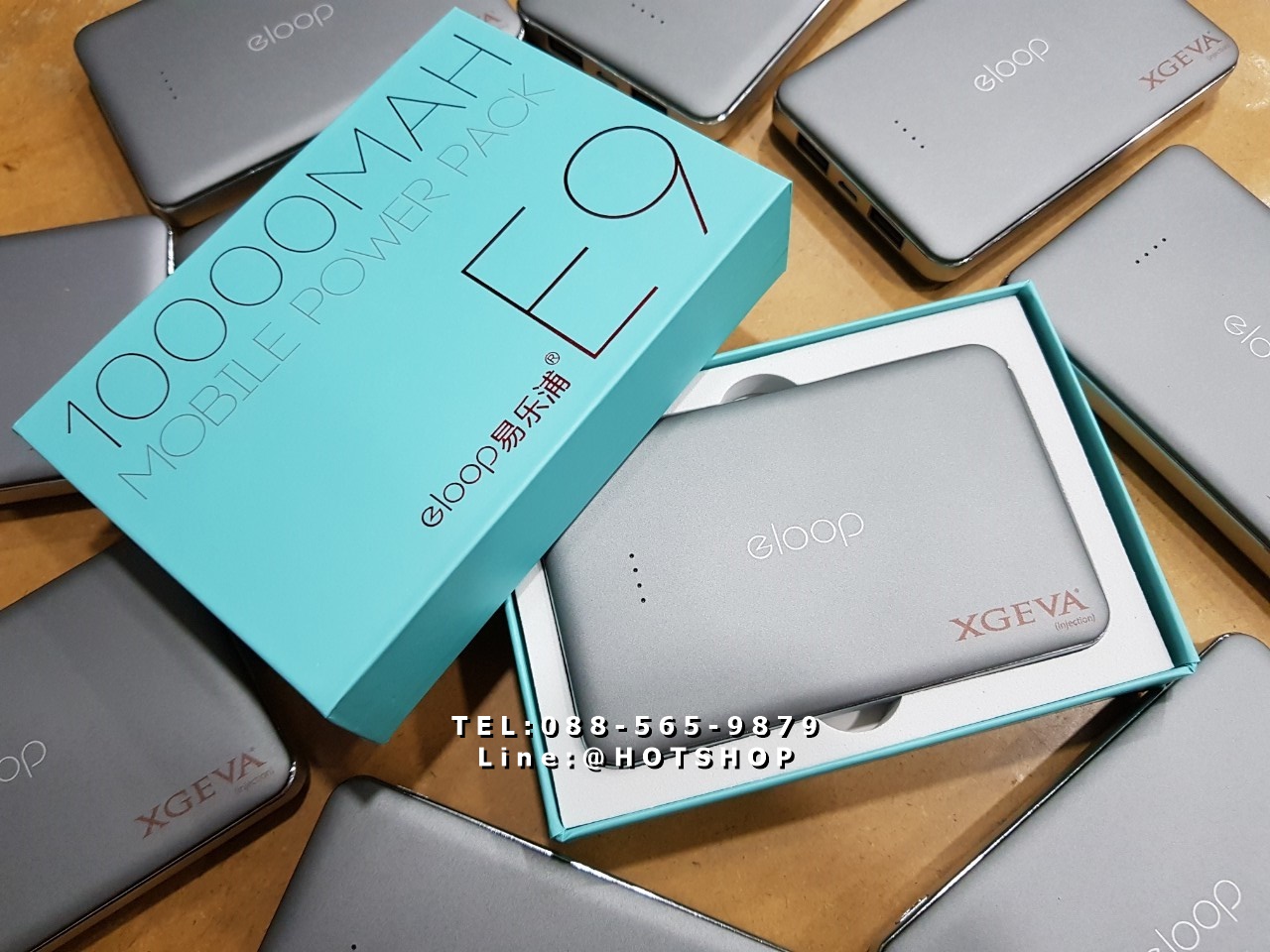 รับสกรีน powerbank แบตสำรอง รุ่น eloop e9 10000mah