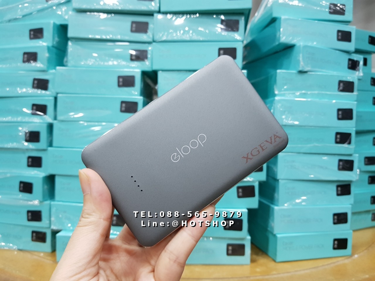 รับสกรีน powerbank แบตสำรอง รุ่น eloop e9 10000mah