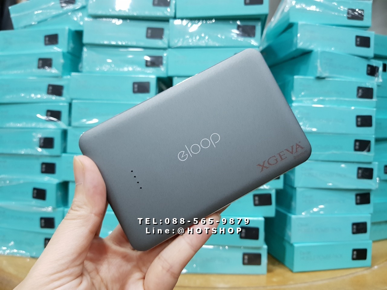 รับสกรีน powerbank แบตสำรอง รุ่น eloop e9 10000mah