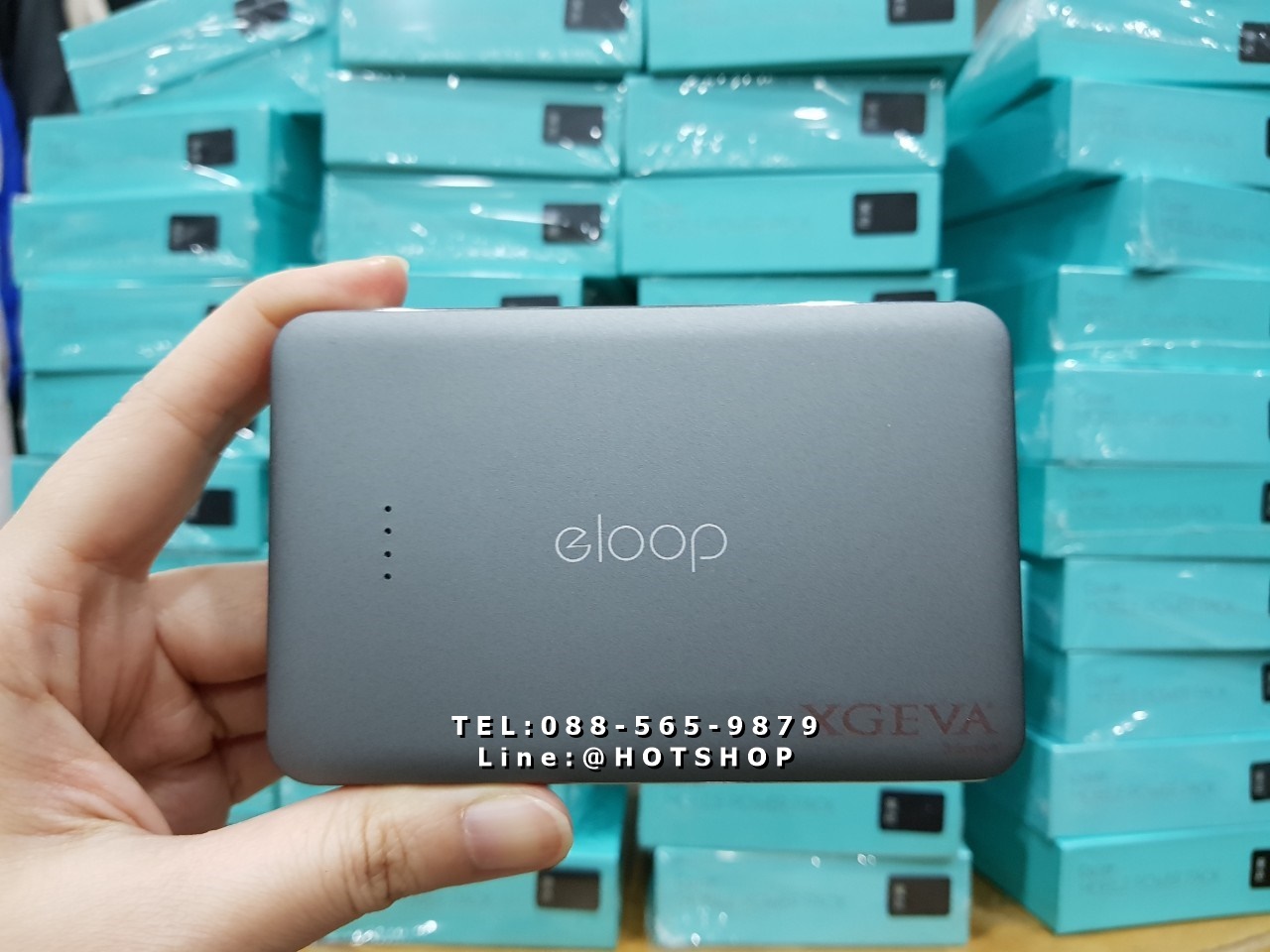 รับสกรีน powerbank แบตสำรอง รุ่น eloop e9 10000mah