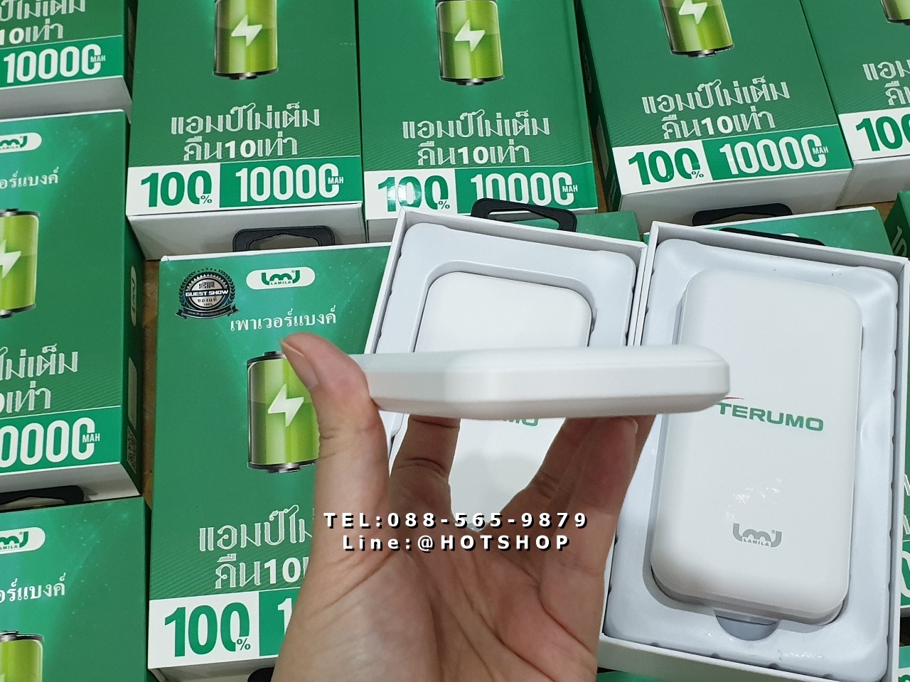 รับสกรีน powerbank แบตสำรอง รุ่น XTS 10000mah