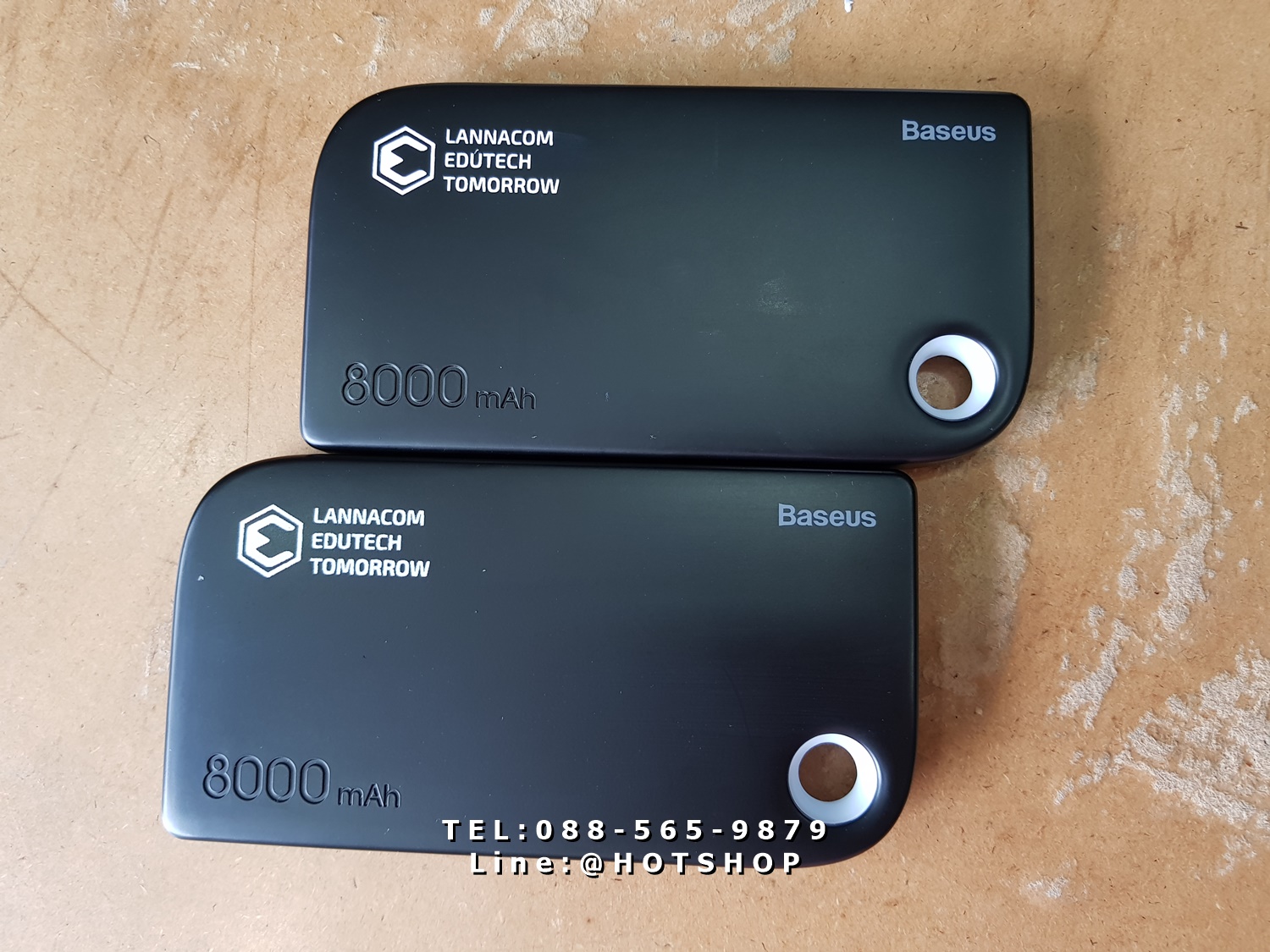 รับสกรีน powerbank แบตสำรอง รุ่น baseus 8000mah