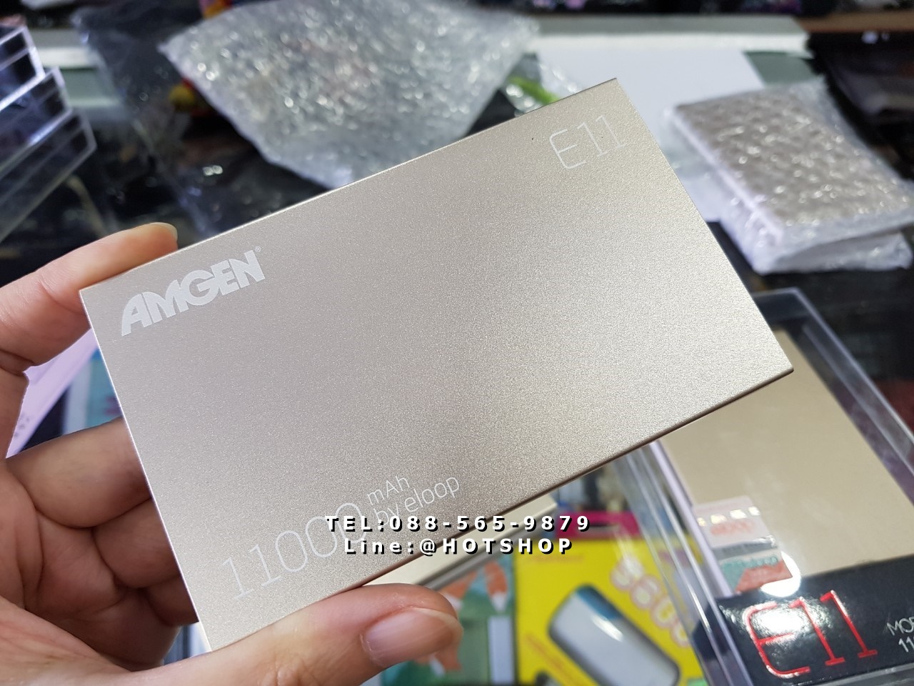 รับสกรีน powerbank แบตสำรอง รุ่น eloop e11 10000mah