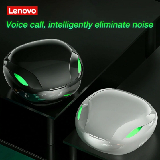 รับสกรีน หูฟัง หูฟังไร้สาย Lenovo XT92 Gaming Bluetooth Earphones หูฟังบลูทูธไร้สาย ตัดเสียงรบกวน ฟังเพลง เล่นเกมส์ พร้อมไมโครโฟน