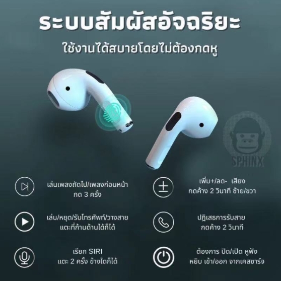 รับสกรีน หูฟัง หูฟังไร้สาย airdot ipod