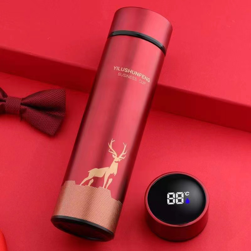 กระบอกน้ำ แก้วเก็บความร้อน-เย็น สแตนเลส 304 ความจุ 500ml-520ml