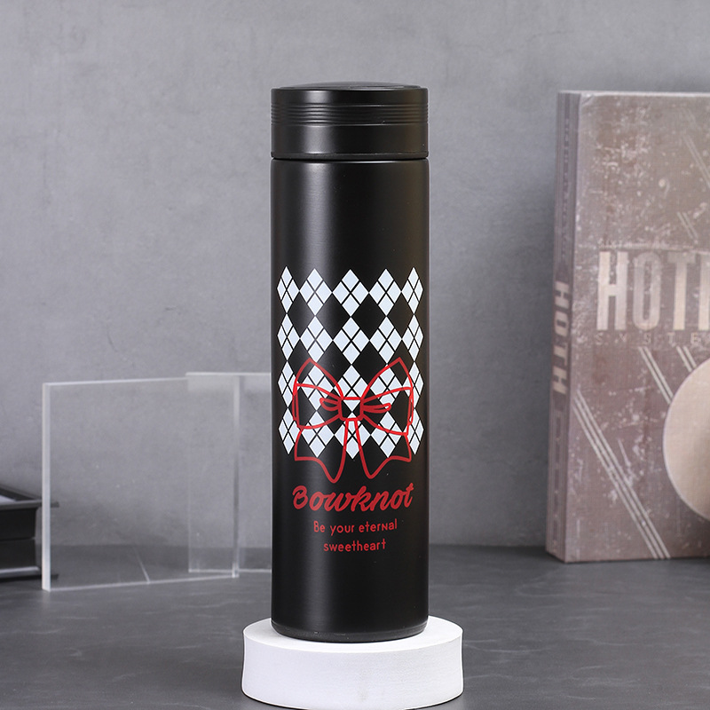 กระบอกน้ำ แก้วเก็บความร้อน-เย็น สแตนเลส 304 ความจุ 500ml-520ml