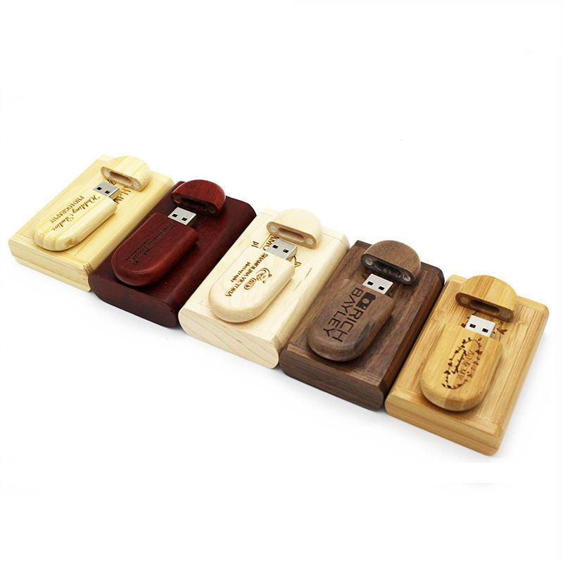 รับผลิต สกรีน แฟลชไดร์ฟไม้ (FLASH DRIVE ไม้) พร้อมสกรีนโลโก้