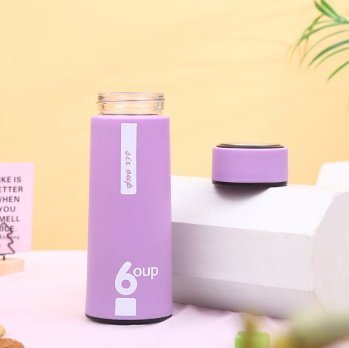รับสกรีน แก้ว กระบอกน้ำอุณหภูมิเก็บน้ำร้อน-น้ำเย็น บรรจุ400ml